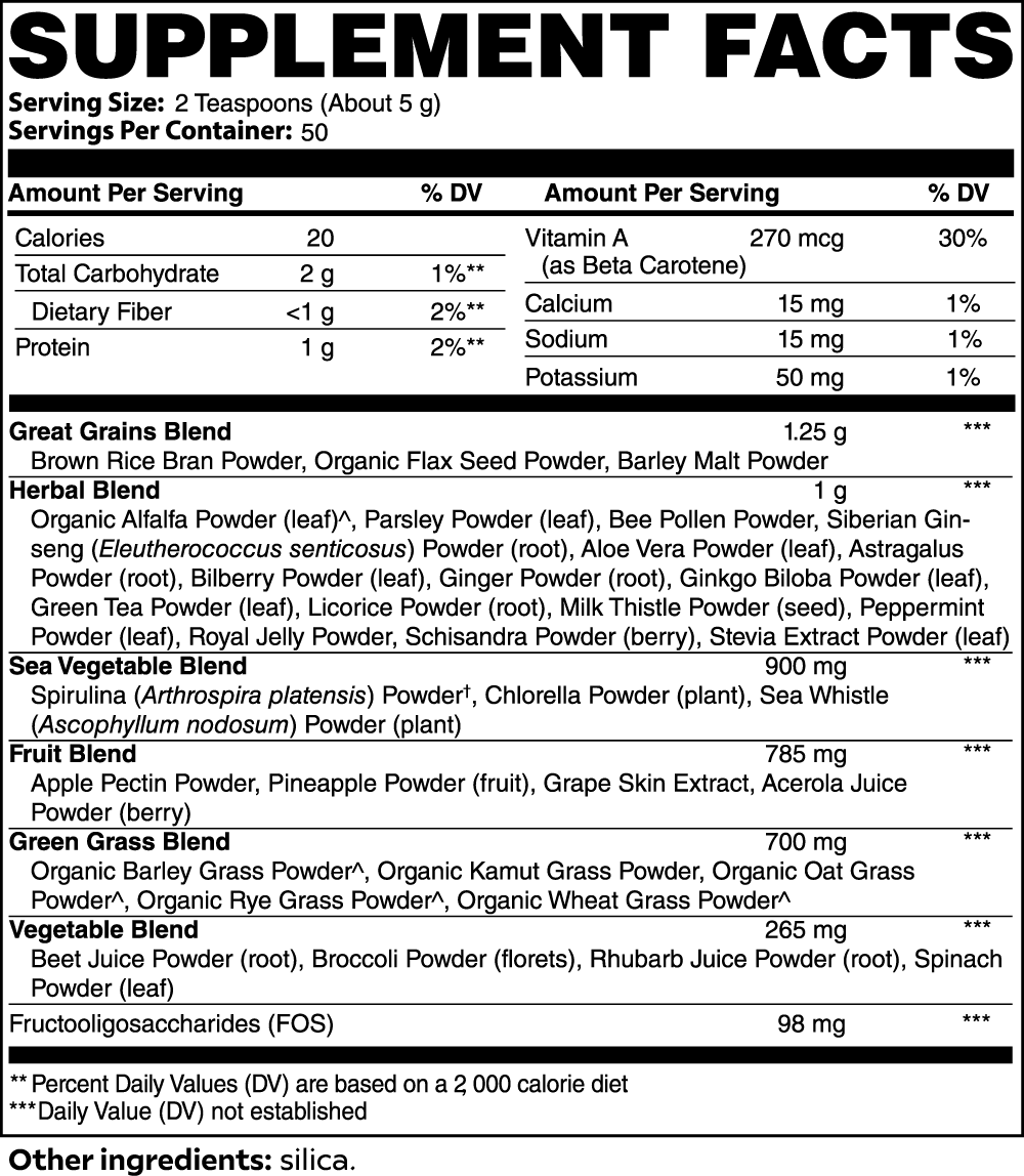 Green Cleanse - Ultra Cleanse Smoothie Greens - 8.8 Oz