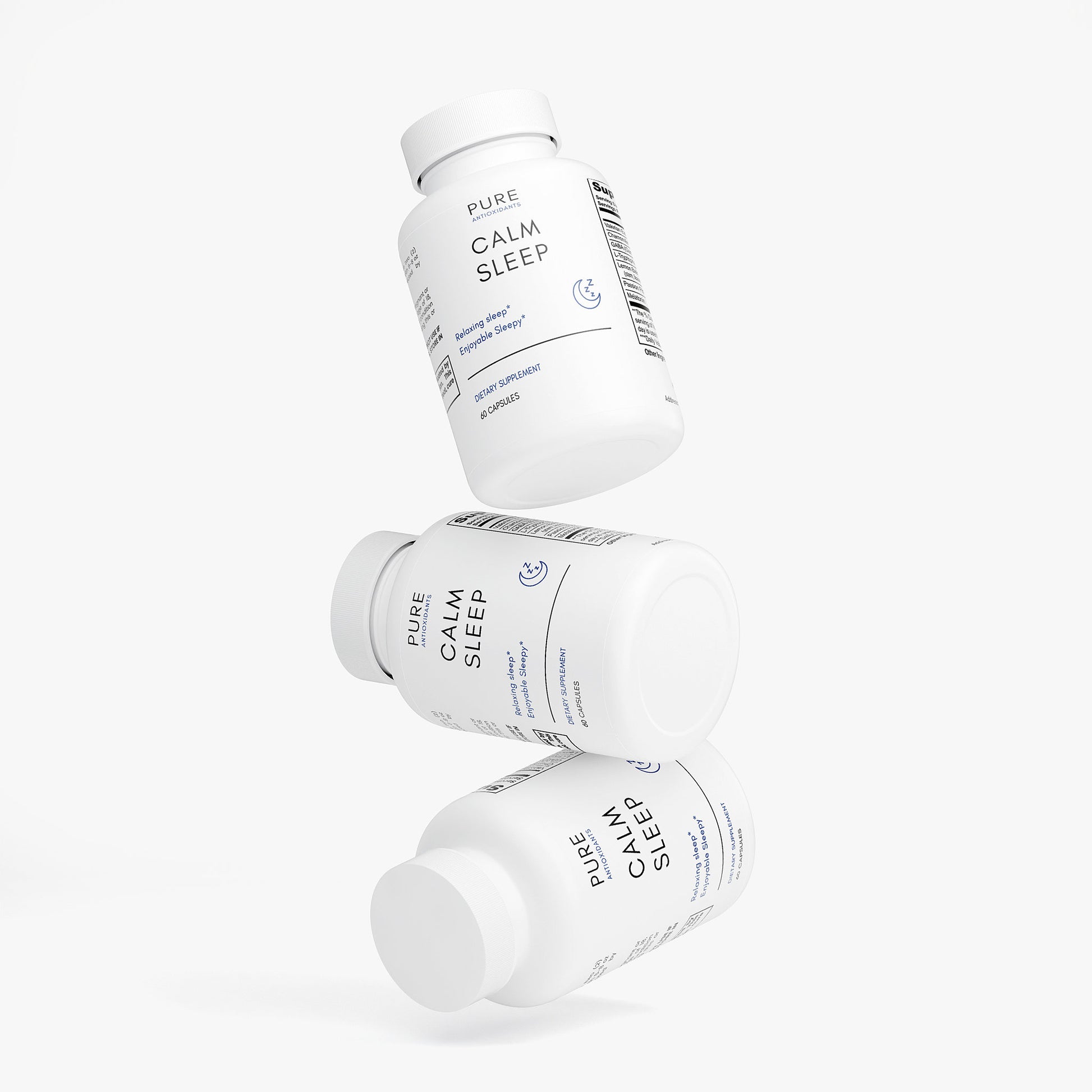 Calm Sleep* - Valerian, Chamomile, GABA, L-Trytophan & More 60 Capsules