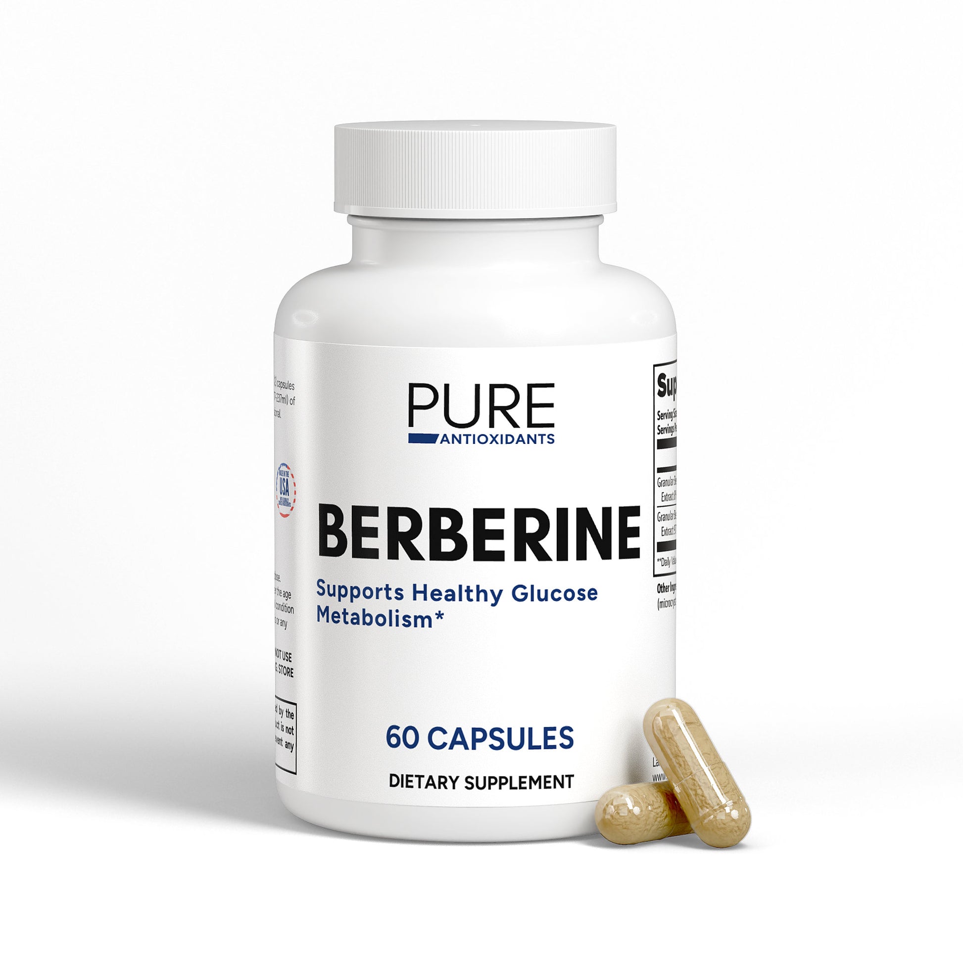 Berberine - 60 Capsules - Made in the USA