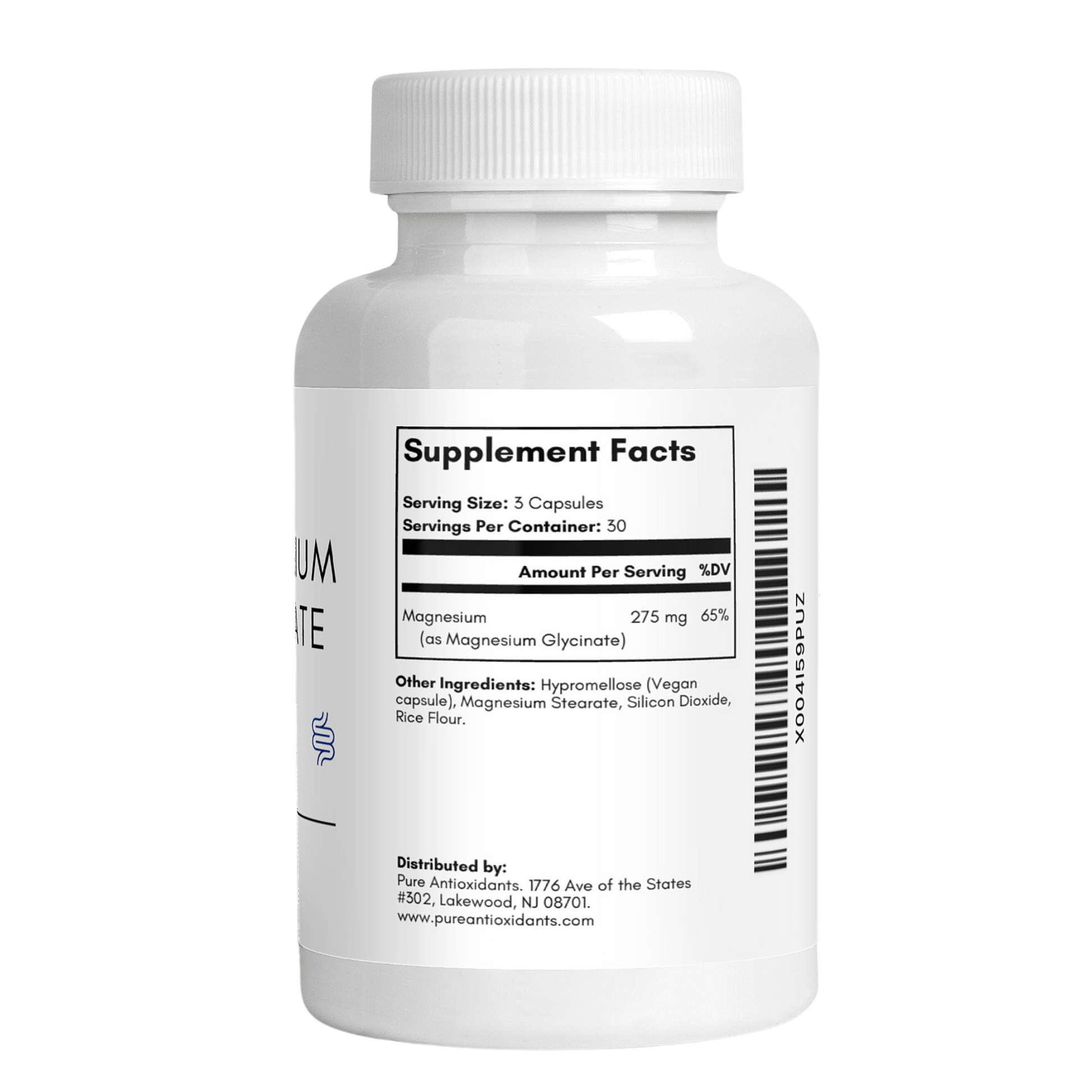 Pure Magnesium Glycinate - 90 Capsules